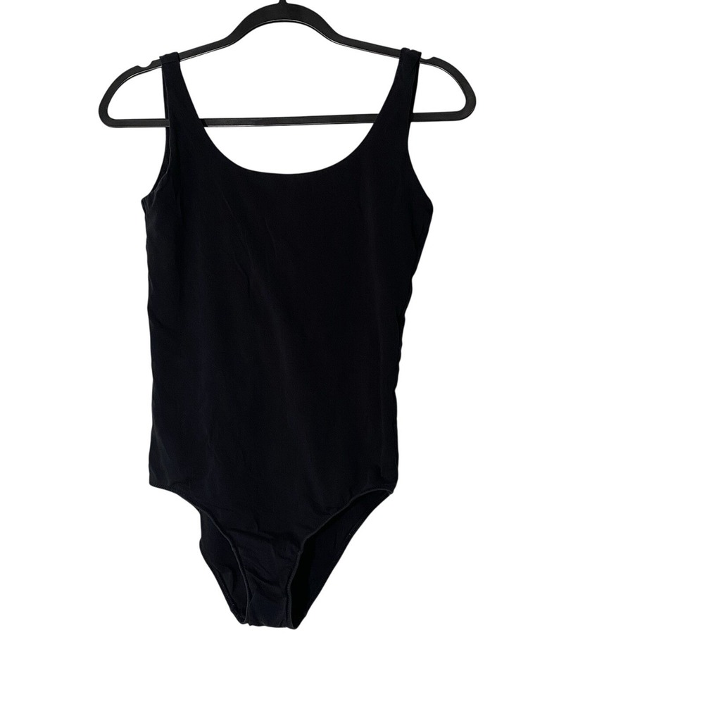 Everlane Black Bodysuit Size Small Simple Basics Minimalist Tank Sleeveless - Picture 1 of 4